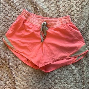 Pink lululemon size 4 shorts
